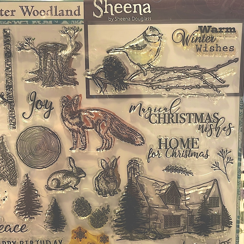 Winter wonderland acrylic stamp set.